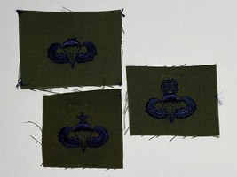 UNITED STATES AIR FORCE, PARACHUTIST, BASIC, SENIOR, MASTER - $7.50