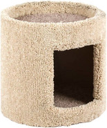 Classy Kitty 1-Story Cat Condo with Catnip-Treated, Stain-Resistant Carpet - £43.70 GBP