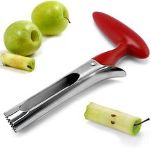 AKIRO apple Corer, Stainless Steel Kitchen Gadget Tool Fruit Seeder Core Remover - £11.05 GBP