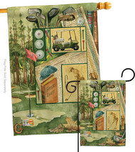 Round Of Golf - Impressions Decorative Flags Set S109060-BO - £45.39 GBP