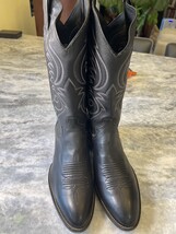 Sanders Handcrafted in Mexico all leather Cowboy boots in Black men’s 9.5 D - $135.00
