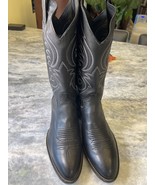 Sanders Handcrafted in Mexico all leather Cowboy boots in Black men’s 9.5 D - $135.00