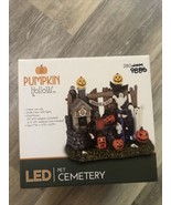 Spooky-Halloween ,Pet Cemetery LED Village  Accessory. Pumpkin Hollow. NIB - £38.88 GBP