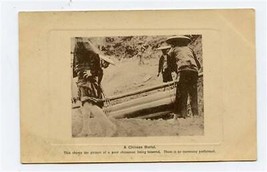 A Chinese Burial Postcard 1910&#39;s Sternberg Hong Kong  - £17.85 GBP