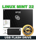 Linux Mint 22 XFCE &quot;Wilma&quot; 64bit Bootable/Live OS USB Drive - $16.95