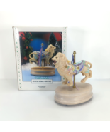 Holiday Time Collectibles Musical Animal Carousel Lion Carousel Waltz Tu... - $29.74