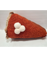 Fall Pumpkin Pie Decorative Pillow NWT 17&quot; - $777.47 MXN