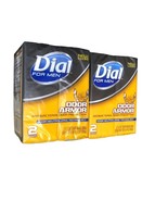 (2) Dial Soap Men Odor Armor Bar Soap Antibacterial 4 Bars Total 3.2 Oz - $50.00