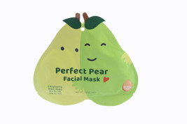 Spa Life Perfect Pear Facial Mask 2 Brightening Sheet Masks 1.4 oz 2 pcs - £5.67 GBP