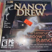 3D Adventures Of Nancy Drew Secret of Shadow Ranch Game PC CD-ROM - £7.82 GBP