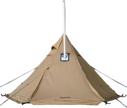 Waterproof 2-4 Persons Teepee Tent With Stove Hole And Half Inner Mesh By - £207.28 GBP