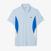 Lacoste Novak Short Sleeve Polo Men&#39;s Tennis T-Shirts Top Sky NWT DH733054GJ2G - £89.84 GBP