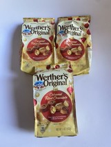 3 Bags 6oz Werther&#39;s Original Holiday Caramels Caramel Filled Chocolate ... - £27.24 GBP