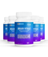 5 Pack Brain Vitale, advanced nootropic brain formula-60 Capsules x5 - €132,80 EUR