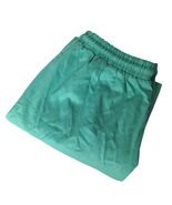 BoohooMAN Mens Twill Shorts Med Aqua Green Drawstring Casual Summer Beach - $363.44 MXN