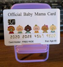 Aromabug Funny Fake Bankcards 8 PACK Baby Mama Card (Free Shipping) - $19.75