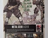 Metal Gear Acid Konami Solid Snake Sony PSP 2005 Video Game Magazine Pri... - $12.86