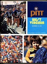 Pitt Vs.West Virginia NCAA Football Program-1976 NCAA Football Program N... - £65.13 GBP