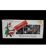 Nobility Christmas Lites 2 Sets Complete 25 Light Strand w/Box Vintage  ... - $1,261.42 MXN