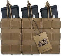 ACETAC Tactical Triple Open Top Mag Pouch Mil-Spec Nylon Magazine Holder... - £7.53 GBP