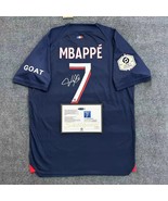 Kylian Mbappe SIGNED Signature PSG 23/24 Home Signature Shirt/Jersey COA - £89.89 GBP