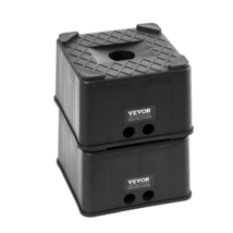 VEVOR Trailer Jack Blocks, 6" High RV Leveling Blocks, Each with 6000 lb... - $33.99