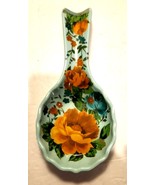 THE PIONEER WOMAN SPOON REST TEAL and MULTICOLOR FLORAL MELAMINE 8.5&quot; LONG - $17.99