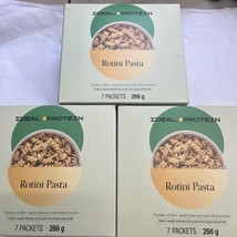 3 boxes Ideal Protein Rotini 7 Packets per box  EXP 2027 - $112.99