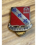 US Army 319th Field Artillery Regiment Unit Crest Lapel Pin Military KG - $19.80