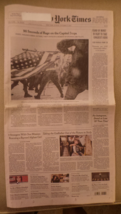 New York Times Newspaper 90 Seconds of Rage on the Capital October 17, 2... - $260.69 MXN