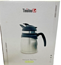 Timolino 20-Ounce Travette Coffee or Tea Maker Pearl White Stainless Steel - £39.95 GBP