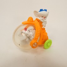 McDonalds Animaniacs Pinky and The Brain Tricycle Toy 1993 Warner Bros I... - $5.00