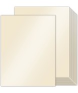 100 Sheets Cream Shimmer Cardstock 8.5 x 11 Off White Paper Goefun 80lb ... - $808.18 MXN