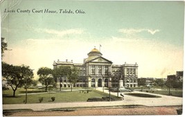 Lucas County Court House, Toledo, Ohio, vintage post card - £8.96 GBP