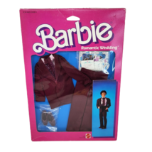 Vintage 1986 Mattel Barbie Ken Doll Romantic Wedding Tuxedo Clothing # 3104 - £36.60 GBP