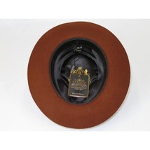 Bruno Capelo Hat Australian Wool Fedora Teardrop Crown Fabio FB222 Brandy image 2