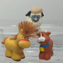Fisher Price Little People Touch and Feel Farm Animals Cow Horse Lamb - £15.50 GBP