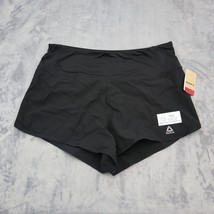 Reebok Shorts Womens XL Black Compression Elastic Waist Pull On Slim Activewear - £23.33 GBP