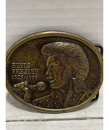 Elvis Presley Belt Buckle First Edition Memorial Commemorative Vintage 1... - $39.59