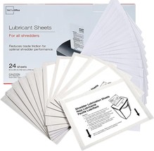 Paper Shredders Lubricant Sheets 5 1 2&quot;&quot; x 2 3 4&quot;&quot; Shredder Sharpening L... - £28.83 GBP