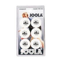 Joola Rosskopf Championship Table Tennis Balls - 6 pack white  - $12.00