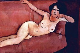 Act on a sofa (Almaiisa) by Amadeo Modigliani - Art Print - £17.25 GBP+