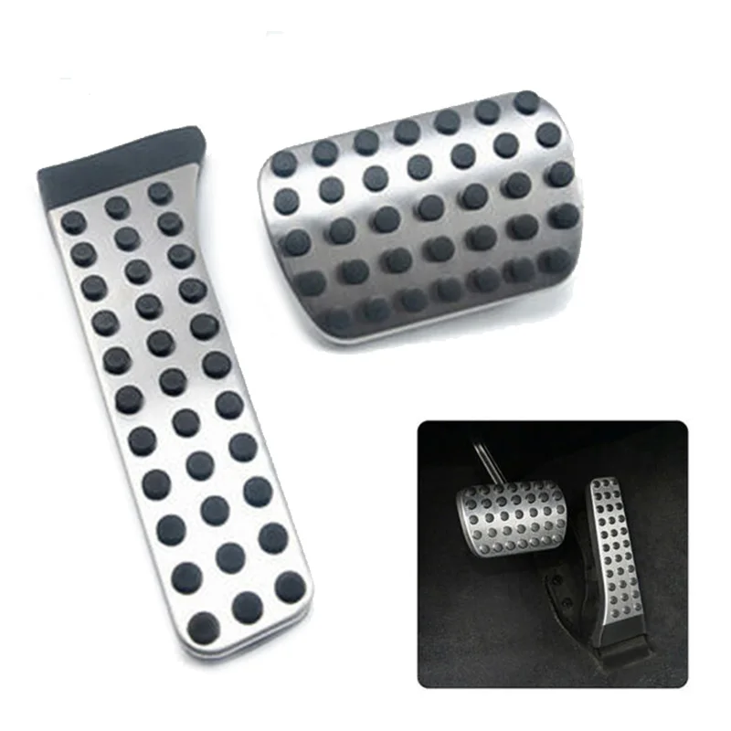 2Pcs No Drill Fuel Brake Pedal Pad Covers Car Accelerator Pedal Covers - $25.92