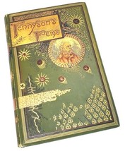 1884 The Complete Poetical Works Of Alfred Lord Tennyson Illustrated Hardcover - £46.97 GBP