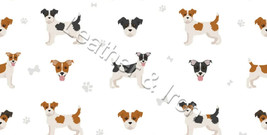 New Jack Russel Terrier Colors Dog Pattern Vinyl Checkbook Cover - $8.75