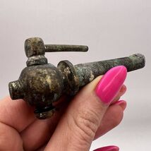 Antique Vintage Old Bronze Brass Samovar Faucet Tap Spout Water Urn Tank - $65.00