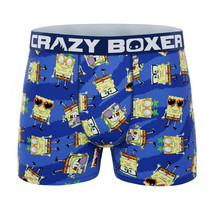 Crazy Boxer SpongeBob SquarePants Fashion Styles Men&#39;s Boxer Briefs Blue - £17.56 GBP