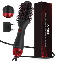 APOKE Dual Voltage Hair Dryer Brush with European Plug Blow Dryer Brush for Euro - $35.63