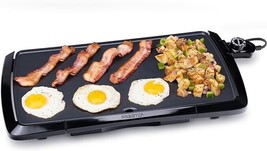 Aluminum Cool Touch Electric Griddle Nonstick Surface Teflon Coated Ptfe - $64.27