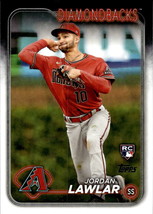 2024 Topps #451 Jordan Lawlar NM-MT RC Rookie Diamondbacks ID:71375 - $2.96